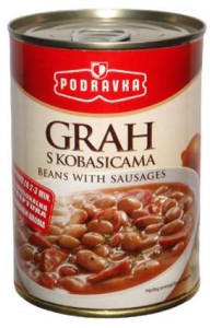Podravka Beans with Sausages 400g